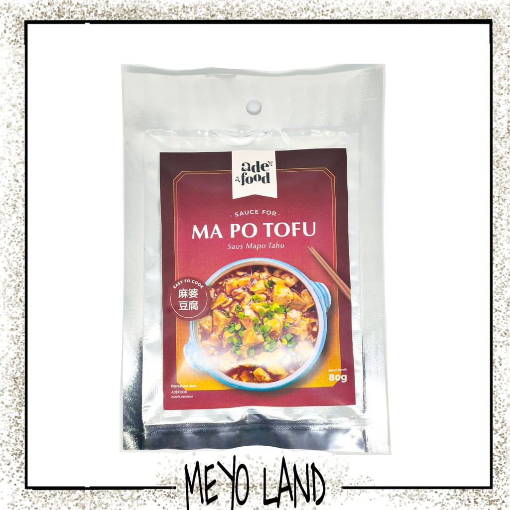 

Ma Po Tofu Sauce 80gr ENAK Saus Bumbu Instan Tahu MaPo 80 g Praktis dan Lezat