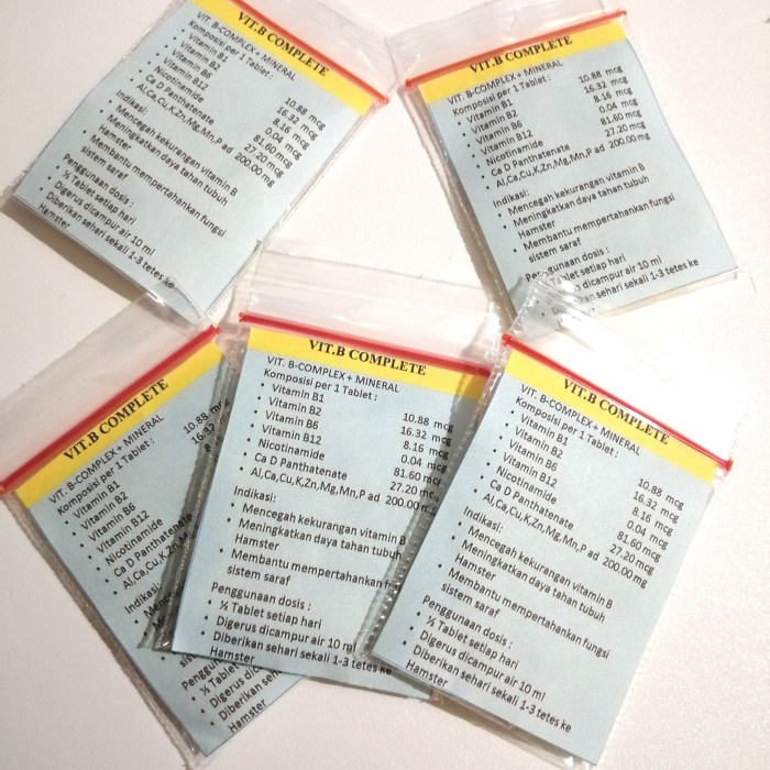 Jual hamstervitaminobat vitamin b complete untuk hamster obatvitaminhamster. Shopee