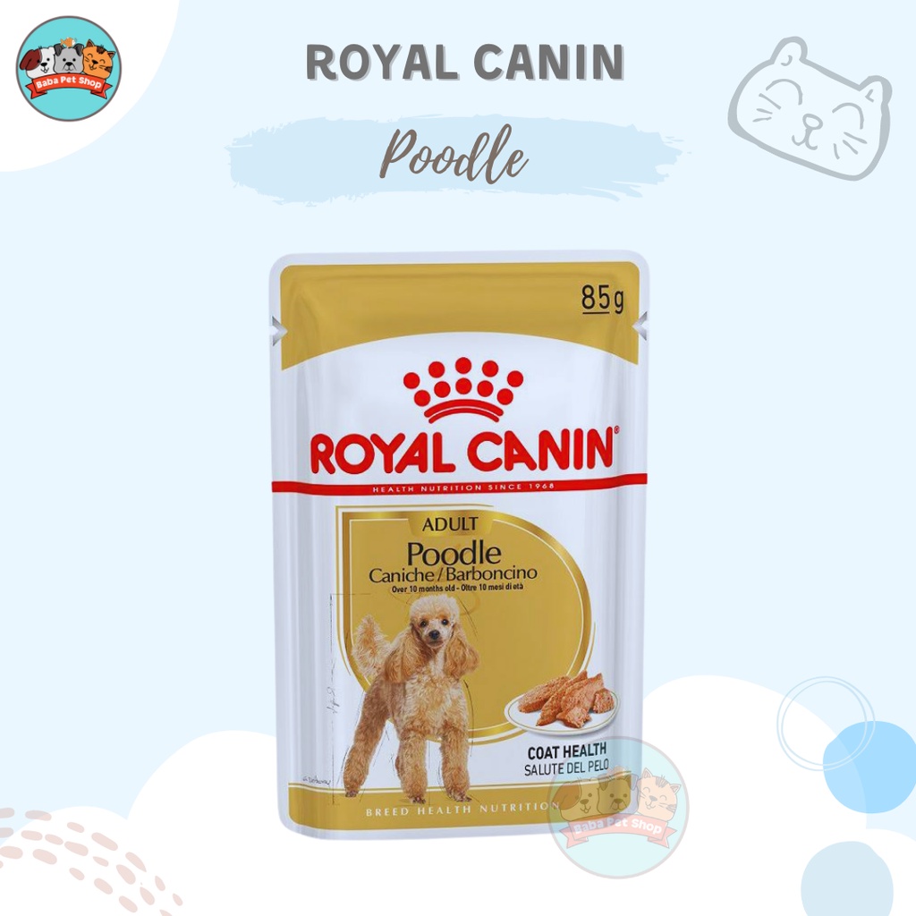 Royal Canin Poodle Adult / Makanan Anjing Poodle Pouch 85gr