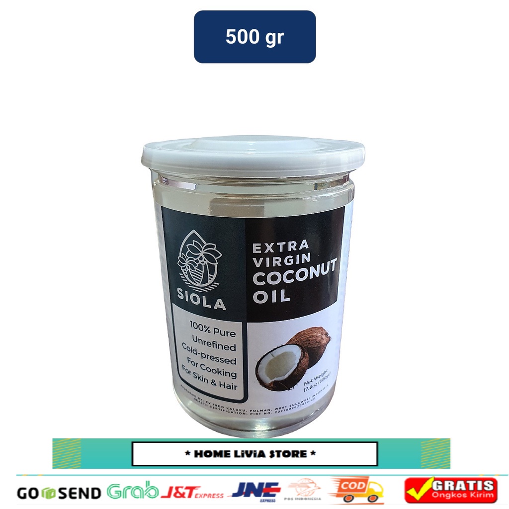 

Siola Extra Virgin Coconut Oil 500gr