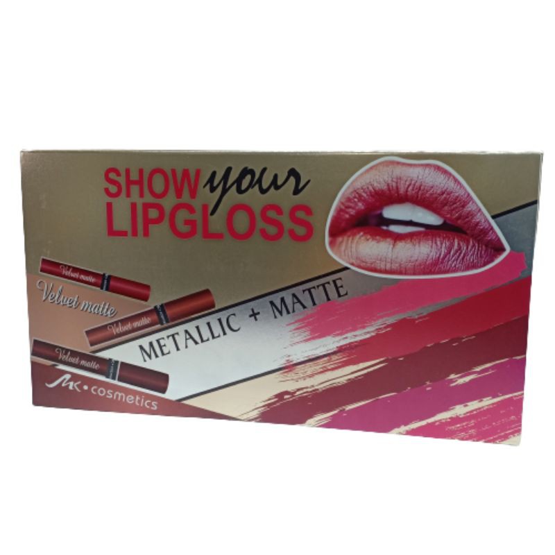 LIP GLOSS SHOW YOUR VELVET MATE METALIC ISI.12