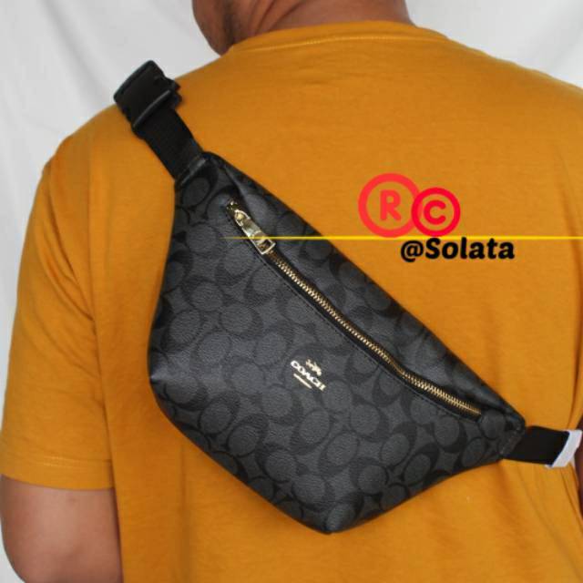 Tas Slempang Coach Pria Wanita - Waistbag Coach Pria Wanita - Handbag Coach Import