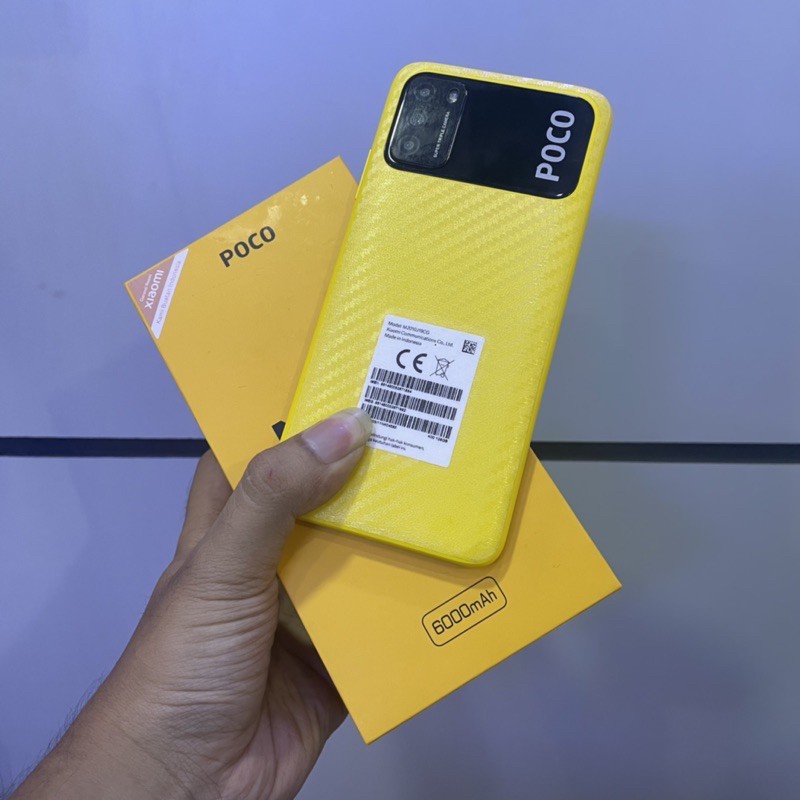 xiaomi poco m3 ram 4gb second fullset bekas pakai