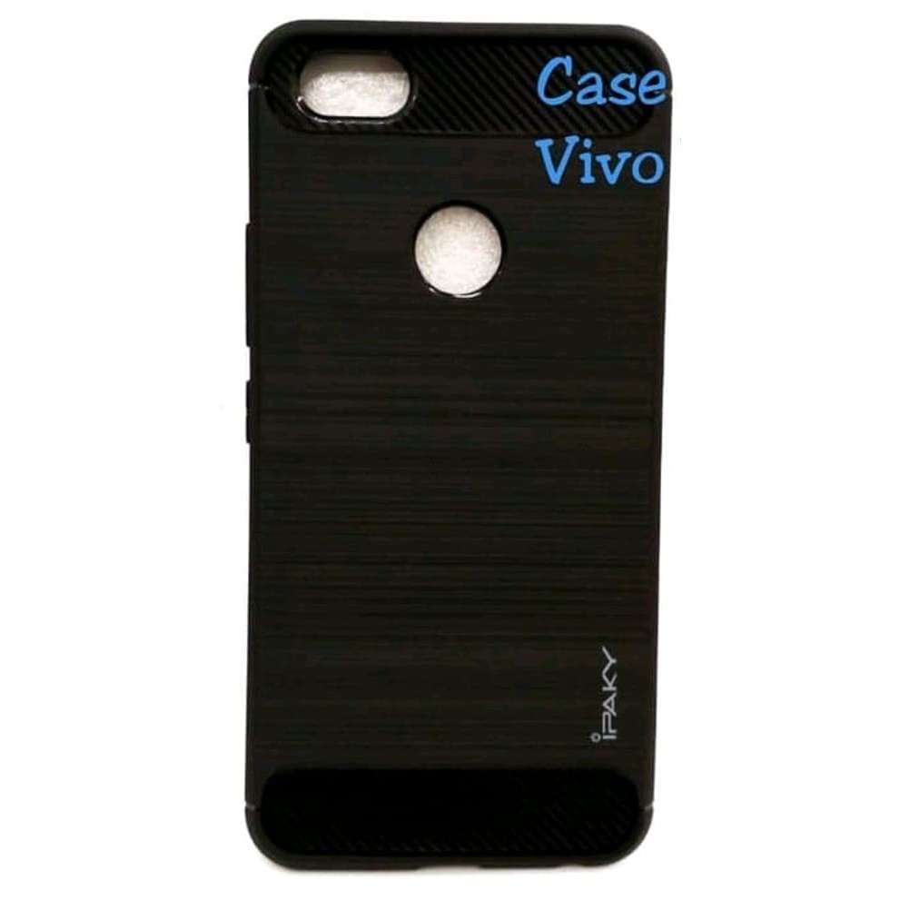 VIVO Y91/Y91c/Y93/Y95/Y83/Y81/Y71/Y53 CASE SOFTCASE BLACK CARBON SLIMCASE SILIKON IPAKY KARBON HITAM CASING COVER