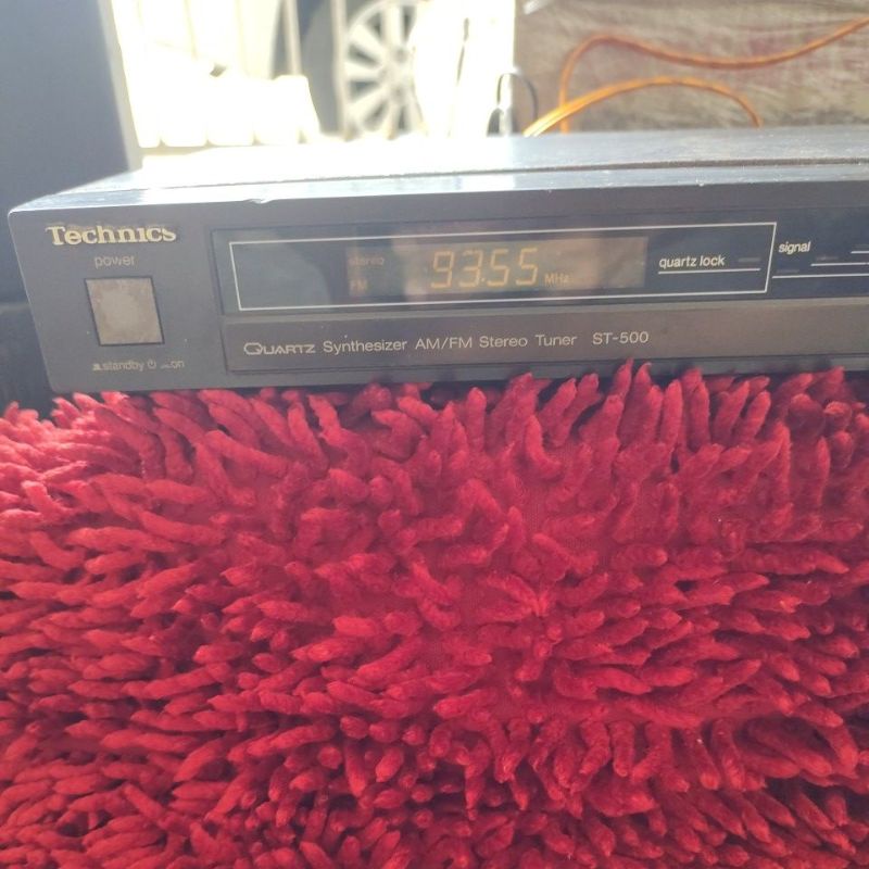 technics ST-500 am/FM stereo tuner radio klasik jepang
