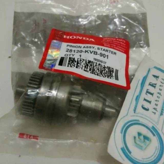 gear gigi pinion assy vario beat granat starter