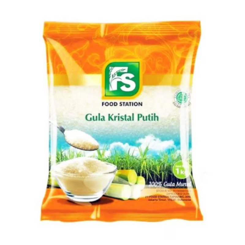 

FOOD STATION Gula Pasir Kristal (Gula Kuning) 1kg