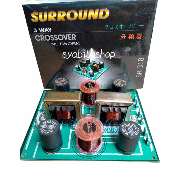 KIT CROSSOVER 3 WAY SURROUND SR 318 CROSSOVER 3 WAY PASIF SURROUND SR 318