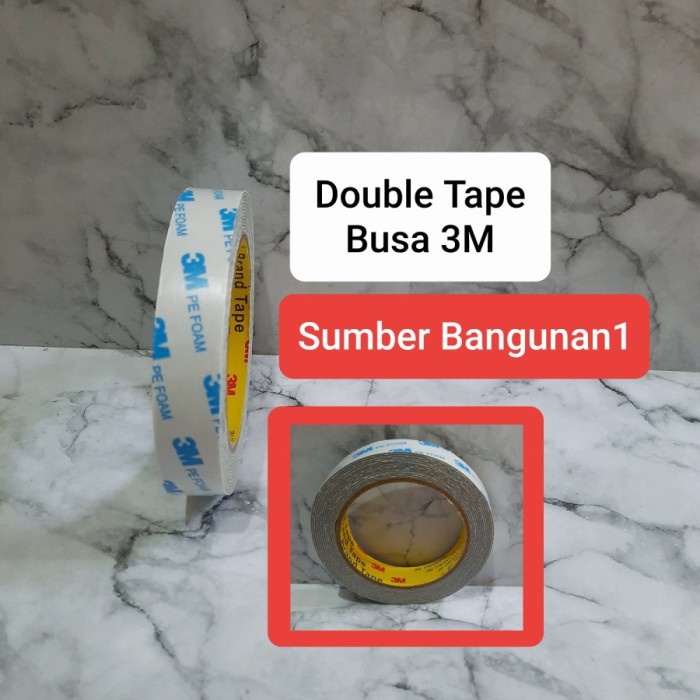 

Hemat Double Tape Busa 3M Foam Tape Dobel Tip Isolasi Perekat Sale!!!