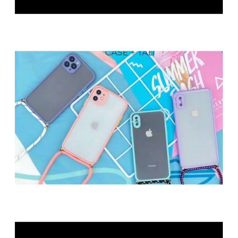 0600 VVV CASE Sling case Aero Samsung A12 A20 A30 A30s A50 A50s A51 A70 M12 tali selempang hp lanyar