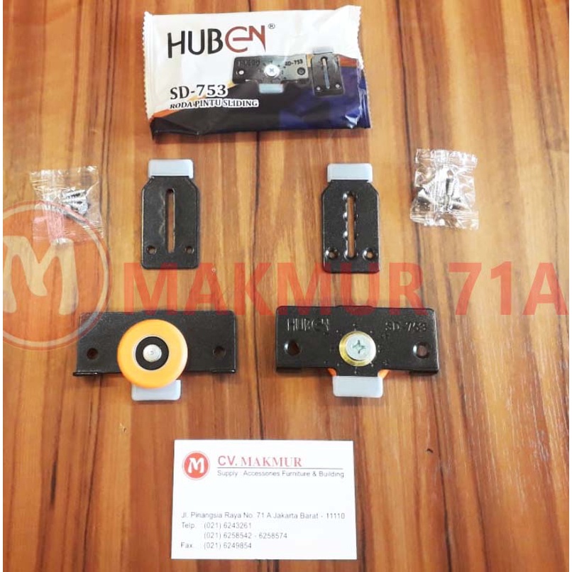 Roda Pintu Lemari Geser / Sliding HUBEN SD 753 / SD-753