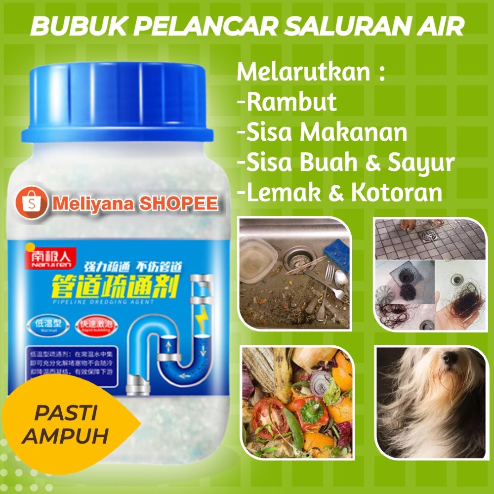 WILD TORNADO - Anti Sumbat Pipa Sink And Drain Cleaner - Anti Pipa Mampet Pelarut Daging