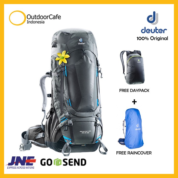 MUST HAVE DEUTER AIRCONTACT PRO 65+15 SL - HITAM TERMURAH