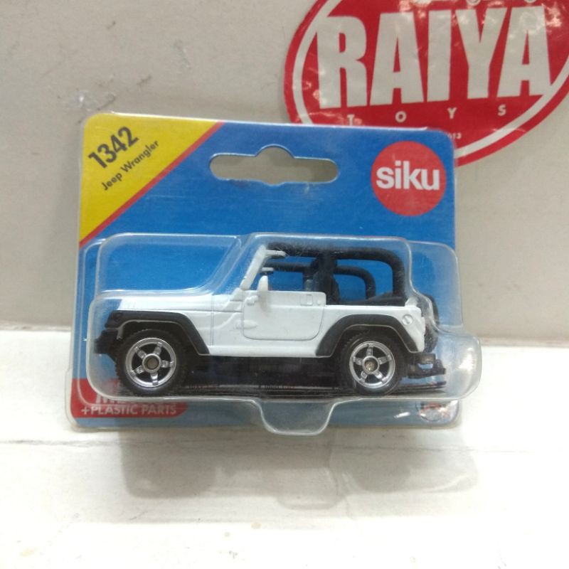 SIKU 1342 JEEP WRANGLER PUTIH buka Cj FJ Willys land rover mini