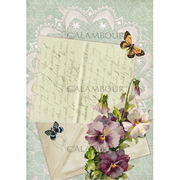 Rice Paper Calambour Size 35x25cm RCP 13