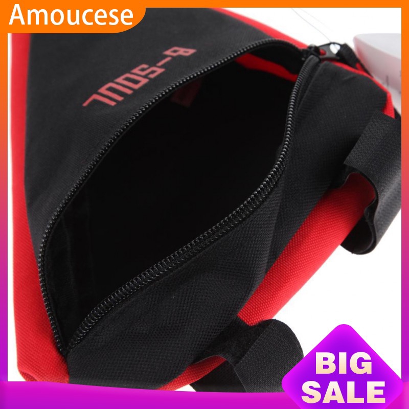 Tas Pouch Sadel  Sepeda  Anti  Air untuk Frame Depan Shopee 