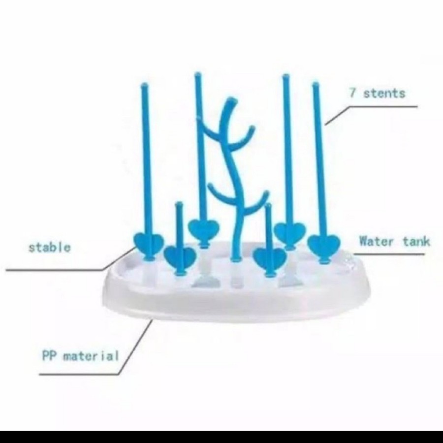 Bottle drying rack drain pengering botol susu bayi baby milk moms kids