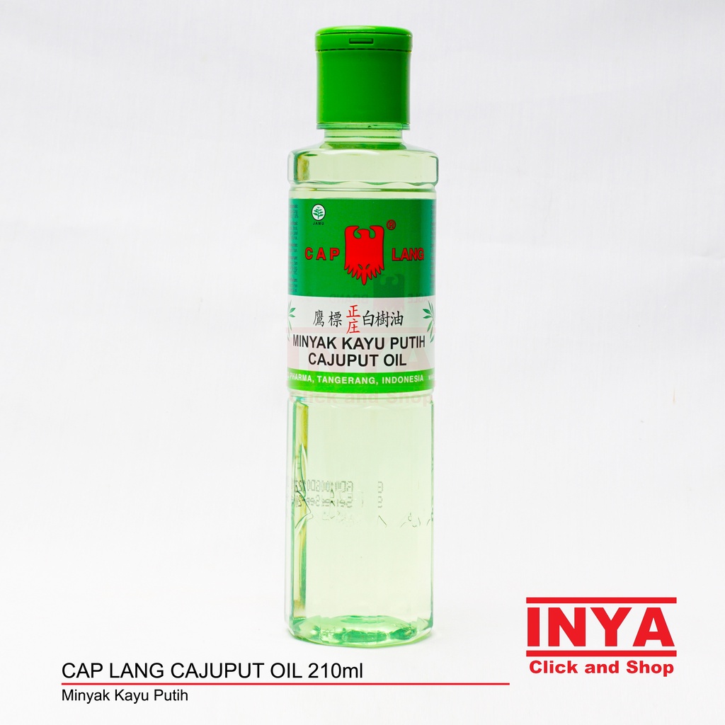 MINYAK KAYU PUTIH CAP LANG - CAJUPUT OIL 210ml - Massage - Pijat