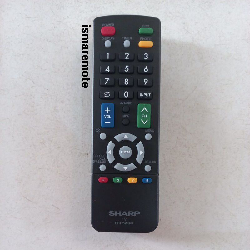 REMOTE REMOT TV SHARP AQUOS LCD LED GB 175WJN1 ORIGINAL