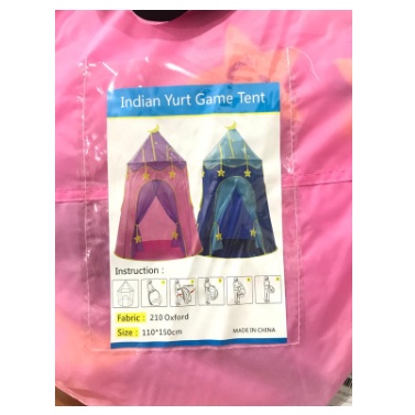 Tenda Anak Model Castle Mongolian Warna Warni Tenda Mainan Anak Tenda Portable