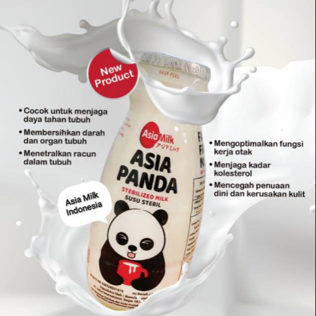 Asia Milk Asia Panda Strelized Milk 200ml
