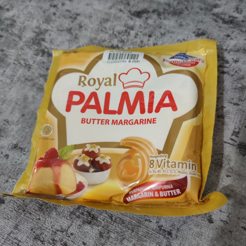 

BUTTER MARGARINE ROYAL PALMIA 200 GRAM MENTEGA SACHET