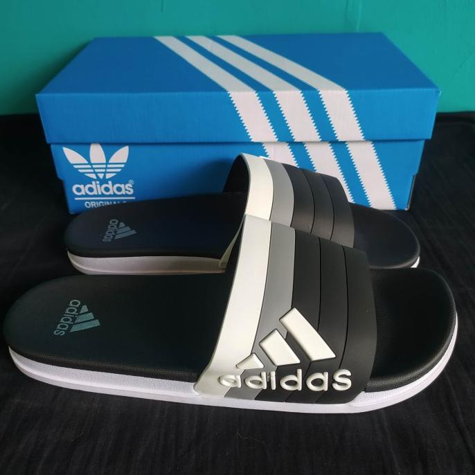 sandal slide Adidas original pria casual karet 40-44 sport santai kece