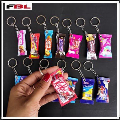 Gantungan Kunci Lucu / Gantungan Kunci Miniatur / Gantungan Kunci Miniatur Snack