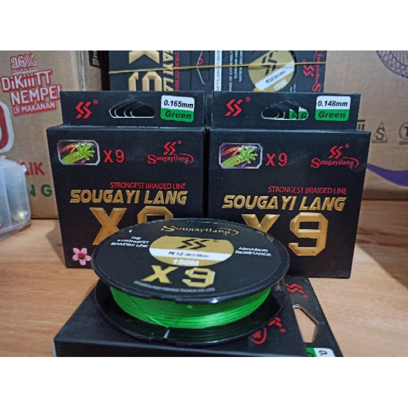 X9 - 150M TALI PANCING PE SOUGAYILANG [GREEN/BLUE]