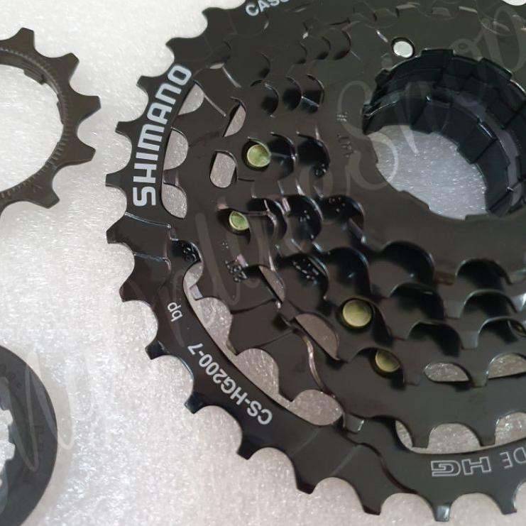 Sprocket Cassette SHIMANO Slup CS HG200 7 Speed dan CS HG200 8 Speed Slop ✄➲ 83