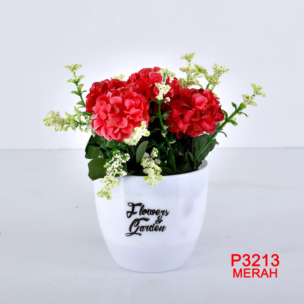 COD/ TL88 TANAMAN BUNGA HIAS POT TANAMAN HIAS DEKORASI RUMAH DAN BUNGA PLASTIK P3213-4