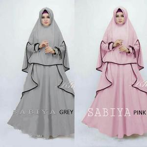 Promo KISS   GAMIS SABIYA SYARI   DRESS   GAMIS   FASHION MUSLIM Berkualitas