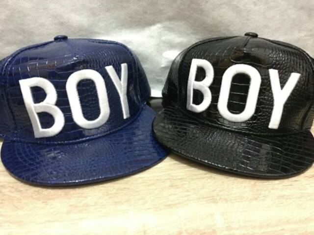 Topi Snapback unisex wanita / pria kpop BOY import korea cewe cowo - NAVY