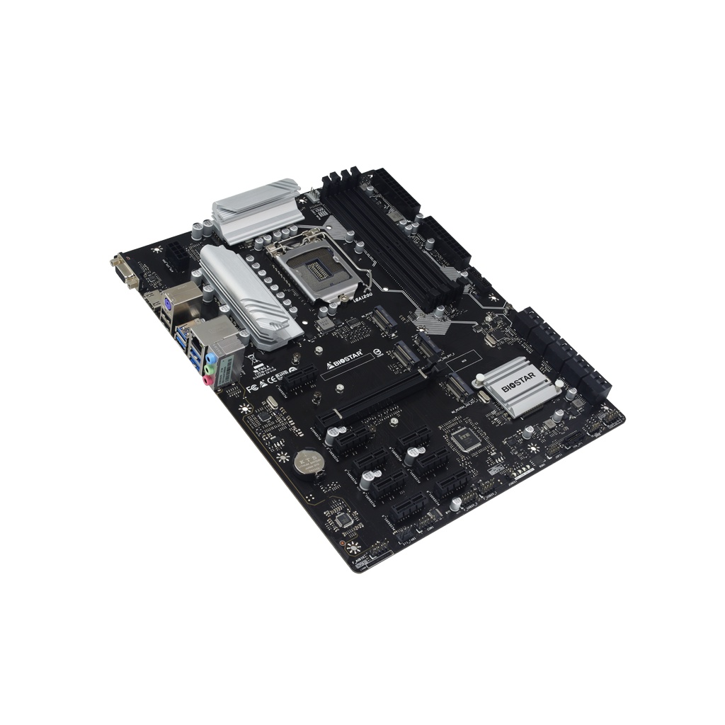 BIOSTAR Motherboard TZ590-BTC DUO Intel Z590 LGA 1200 DDR4