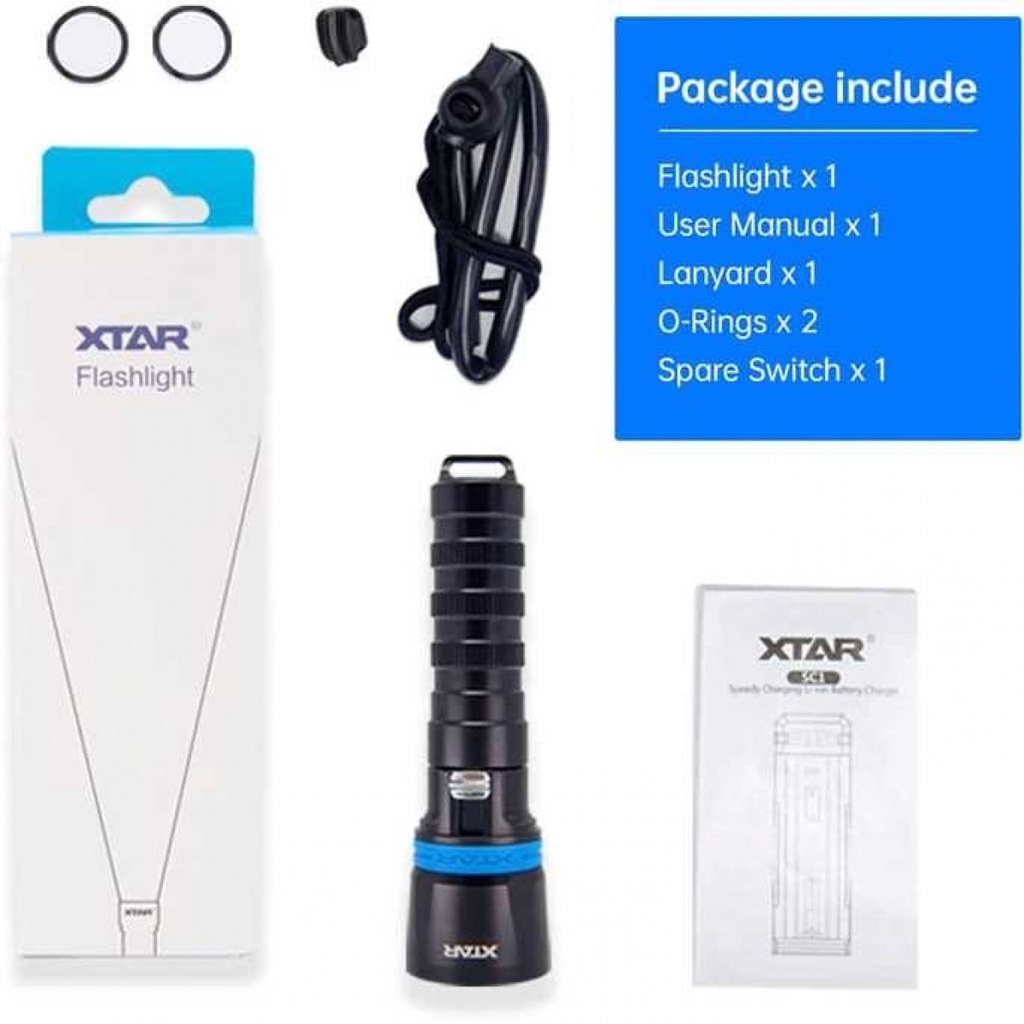 Senter Diving Selam Waterproof LED CREE XP L2 1000 Lumens IPX8 Aluminium Alloy