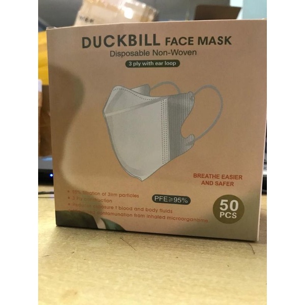 Masker Duckbill Face mask 1box isi 50 pcs