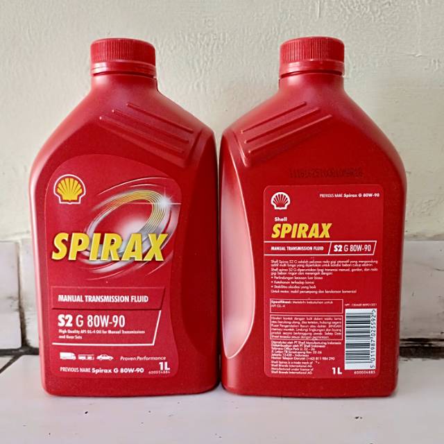 Shell Spirax S2 G 80W90 Manual Transmission Fluid Kemasan 1 Liter