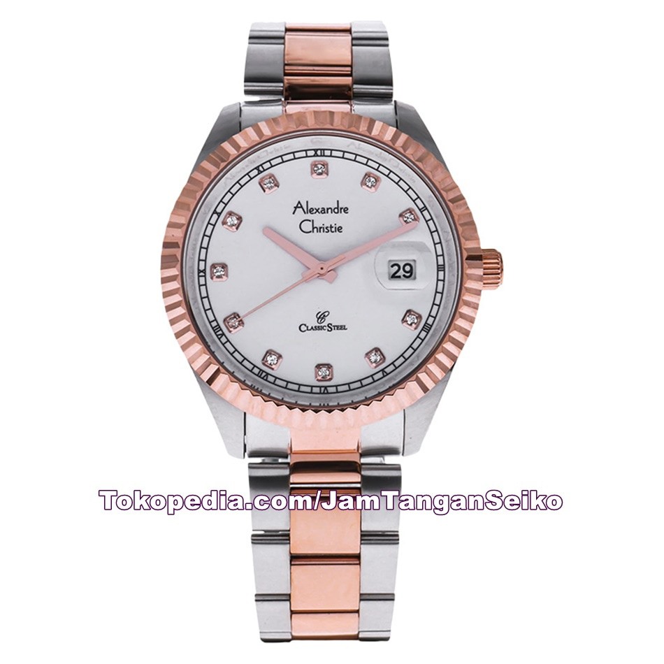 Jam Tangan Pria Alexandre Christie AC 5003 MD BTRSL Original Stainless