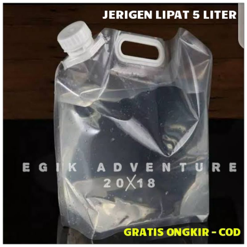 Jerigen lipat 5L | Jerigen Portable Camping 5L