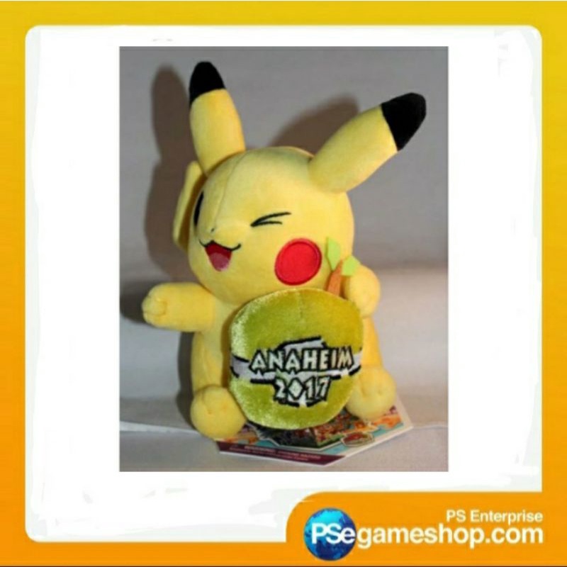 Pokemon World Championships 2017 Pikachu Plush Mascot NWT Anaheim California