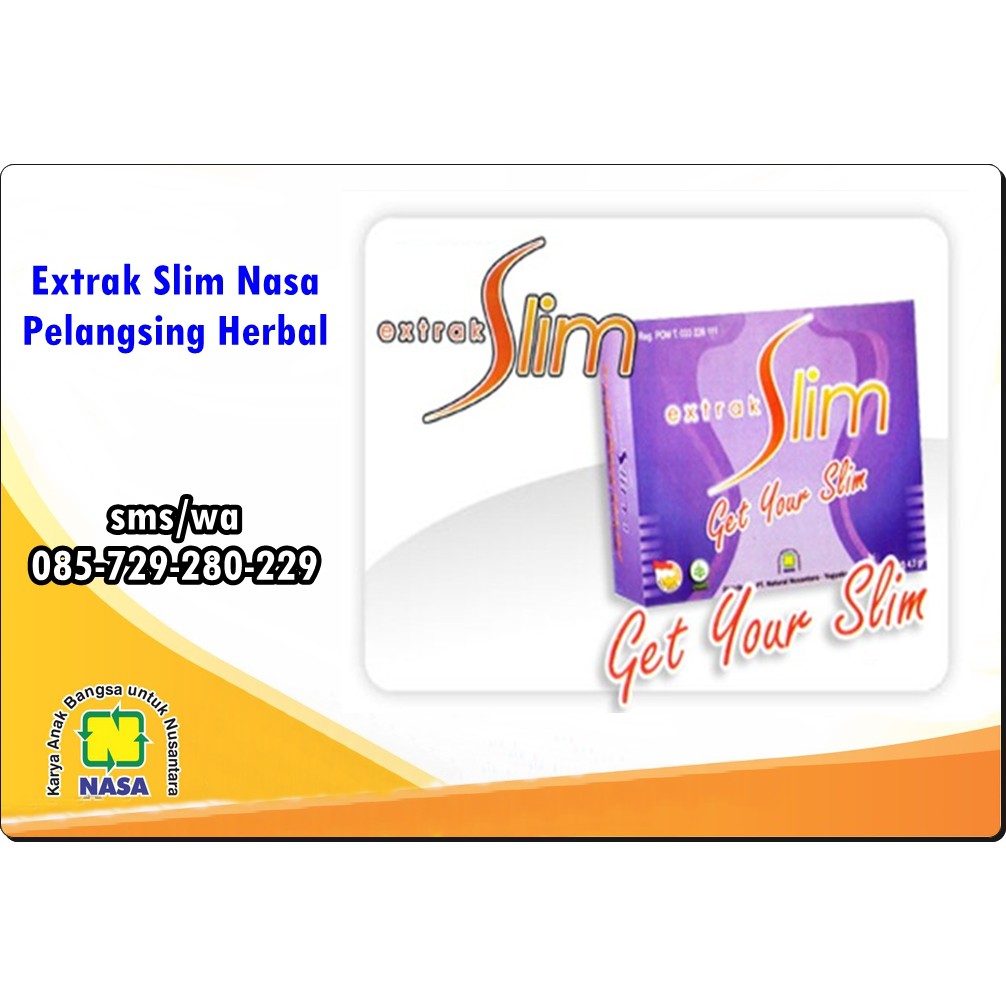 

Natural extrak slim miliki tubuh langsing ideal alami