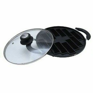 A02083 Loyang Anti Lengket Kue Pukis Kue Pancong plus Tutup Kaca