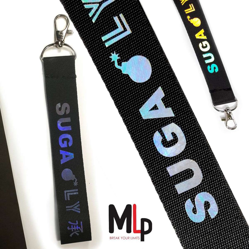 Hobby Koleksi KPop Keychain Gantungan Kunci BTS Suga Fan Koleksi Gantungan Tas Masker Kalung BTS Col