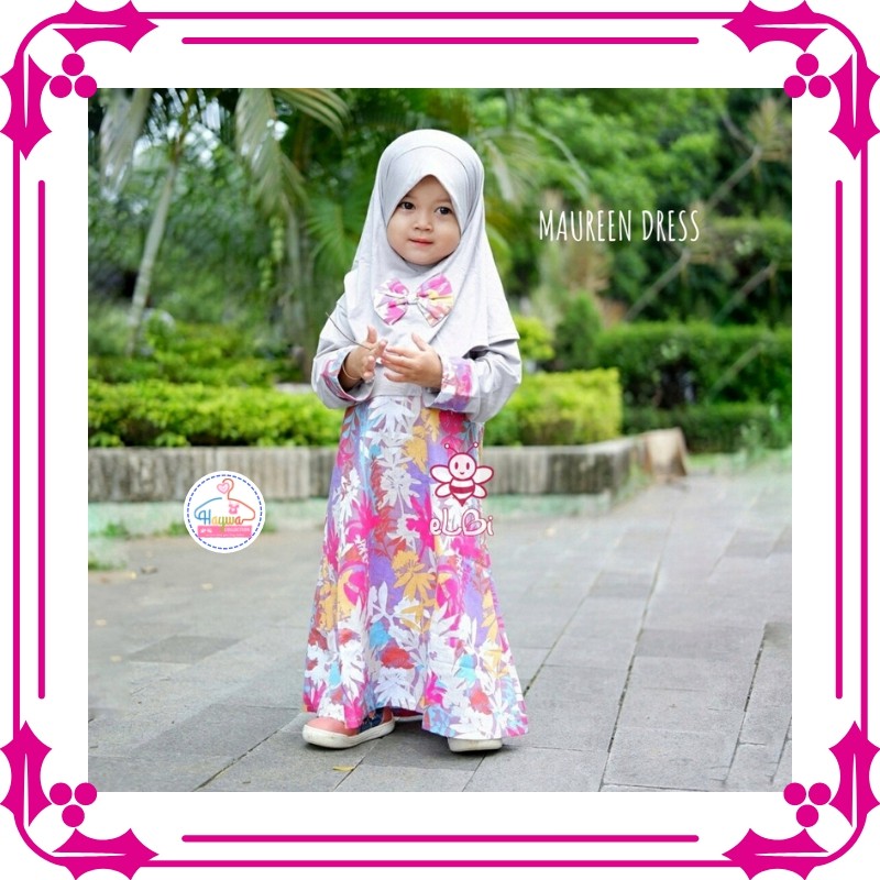 Busana Muslim Anak  | Baju Anak Branded  | Toko Baju Bayi Lucu | Maureen Dress