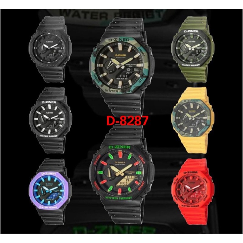Jam tangan D-ZINER DZ 8287  anti air original