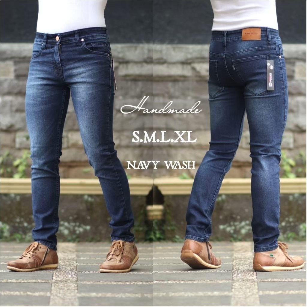 Celana jeans Pria Slimfit Stretch Pants Legend Of Denim Celana jeans slimfit Garment LJ3002