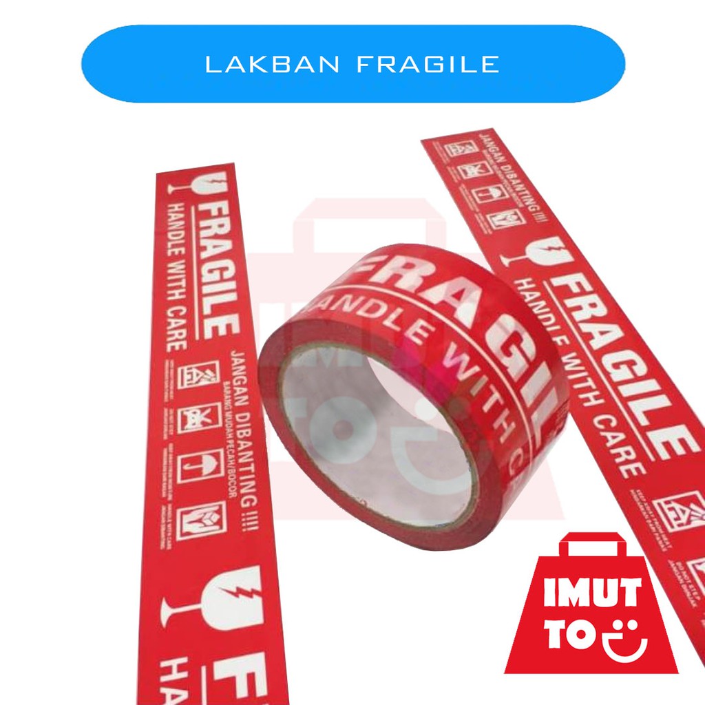 

LAKBAN FRAGILE BUKAN DAIMARU SOLASI SELOTIP MERAH MURAH MERIAH DISKON BERKUALITAS ATK PACKAGING