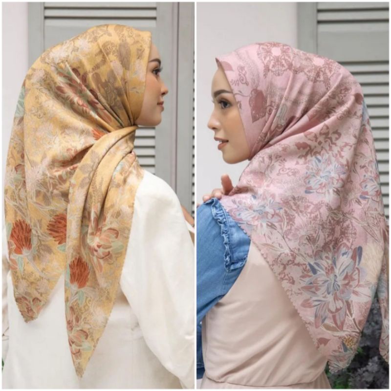 ADELINE SCARF HEAVEN LIGHTS, VOAL PLAIN, VOAL PLAIN ULTRAFINE, EMBOSS SIGNATURE SCARF HEAVEN LIGHTS