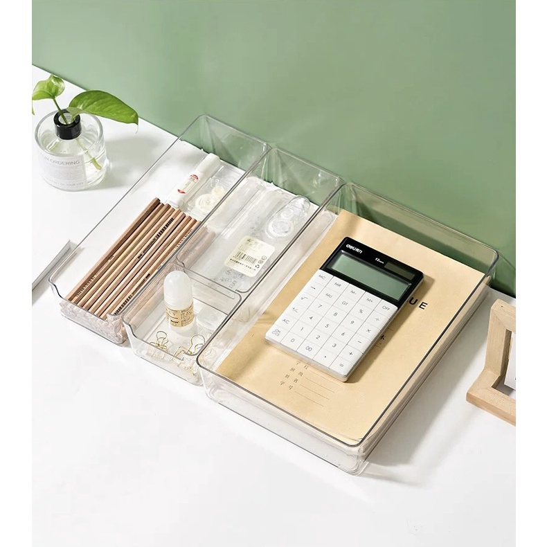 Organiser Laci Bening Acrylic Serbaguna Dapur Kantor