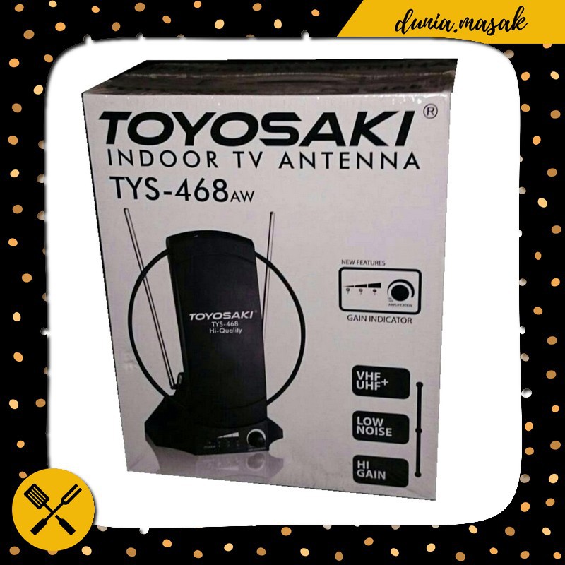 Antena Tv Dalam Antena Indoor Toyosaki Tys-468Aw Unik Murah Berkualitas